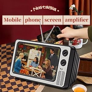 12 inch nieuwe mobiele telefoon scherm vergroot vergrootglas stand telefoon houder hd video versterker ogen bescherming retro tv box Lightinthebox