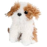 Take Me Home Knuffelhond Junior 19 Cm Pluche Wit/bruin