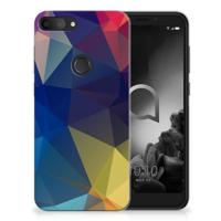 Alcatel 1S (2019) TPU Hoesje Polygon Dark