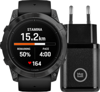Garmin Epix Pro Zwart 51mm + Bluebuilt Oplader 30W Zwart