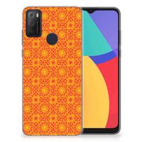 Alcatel 1S (2021) TPU bumper Batik Oranje