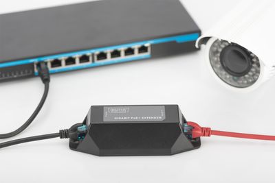 Digitus DN-95123 PoE-extender 1 GBit/s IEEE 802.3af (12.95 W), IEEE 802.3at (25.5 W)