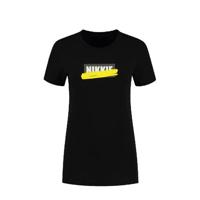 NIKKIE T-shirt met logo zwart