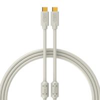 DJ TECHTOOLS Chroma Cables USB C to C white, 2,0 m - Kabel voor DJs
