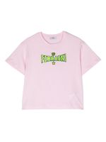 Chiara Ferragni Kids t-shirt en coton à logo brodé - Rose