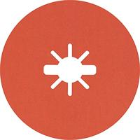 Bosch 5x EXPERT R782 X-LOCK keramische prisma-fiberschijven (voor Staal, Roestvrijstalen platen, Ø 115 mm, Korrel 120, Professional Accessoires Kleine haakse slijper)