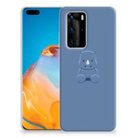 Huawei P40 Pro Telefoonhoesje met Naam Baby Rhino