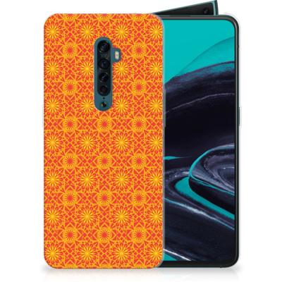 OPPO Reno 2 TPU bumper Batik Oranje OPPO Reno 2 TPU bumper Batik Oranje