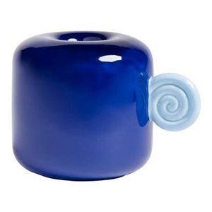 &k amsterdam Snail Vaas - Blauw