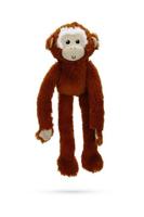 Beeztees aap koda - hondenspeelgoed - pluche - bruin - 41 cm