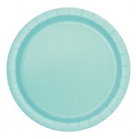 feestborden mintgroen 18 cm 16-stuks