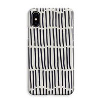 Moroccan stripes: iPhone XS Max Volledig Geprint Hoesje - thumbnail