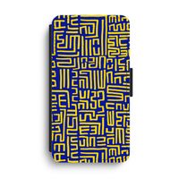 Majorelle Blue Print: iPhone XS Max Flip Hoesje - thumbnail