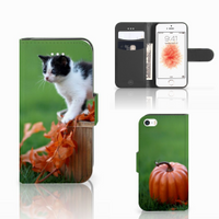 Apple iPhone 5 | 5s | SE Telefoonhoesje met Pasjes Kitten - thumbnail