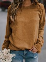 Long Sleeve Cotton-Blend Top