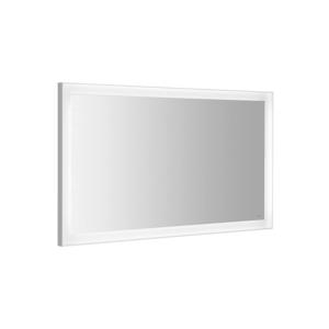 Badkamerspiegel Sapho Flut 120x70 cm LED-Verlichting Omlijsting Wit Sapho