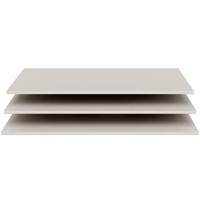 WOOOD Pure Legplankenset tbv Gardarobekast - MDF - Dust - 76x53x92