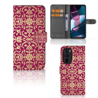 Wallet Case Motorola Edge 30 Pro Barok Pink - thumbnail