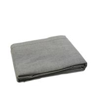 KOOK Tafelkleed 140/300 cm gemeleerd grijs