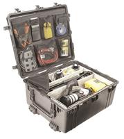 Peli 1690 Grote Transport Trolley Koffer Voor Camera, Drones, Lichtsystemen En Optisch Apparatuur, Ip67 Waterdicht, Capaciteit: 191L, Gemaakt In De Vs, Met Klittenband Vakverdeling, Kleur: Zwart