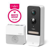 Tapo D230S1 Smart Battery Video Doorbell Slimme deurbel Zwart - thumbnail