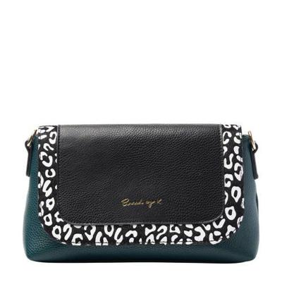 Pinned by K crossbody tas zwart/petrol