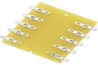 TRU Components 530282 soldeerstrip dubbele rijen aantal polen totaal 10 epoxyd (L x B x H) 43 x 38 x 1.6mm 1st