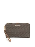 Michael Kors portefeuille Jet Set à motif monogrammé - Marron