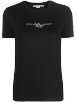 Stella McCartney t-shirt en coton à logo imprimé - Noir - thumbnail