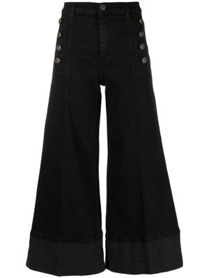 TWINSET Cropped jeans - Zwart