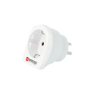 Skross 1.500232-E netstekker adapter Type C (Europlug) Type K (DK) - thumbnail