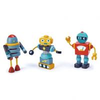 stapelspel robot junior hout 17-delig