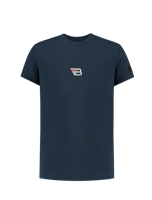 Ballin T-shirt met print - Navy blauw - thumbnail