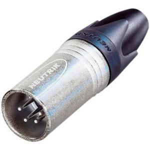 Neutrik NC4MXX XLR-connector Stekker, recht Aantal polen: 4 Zilver 1 stuk(s)