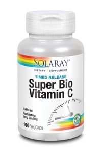 Solaray Vitamine C 500mg time release (100 vega caps)