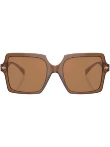 Versace Eyewear lunettes de soleil à monture oversize - Marron