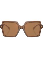 Versace Eyewear lunettes de soleil à monture oversize - Marron - thumbnail