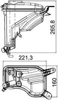 Expansietank, koelvloeistof CRT207000S