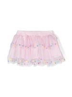 Stella McCartney Kids jupe en tulle à pois - Rose