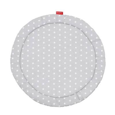 Bopita 2-zijdig boxkleed Rondo stars grijs/wit Bopita 2-zijdig boxkleed Rondo stars grijs/wit