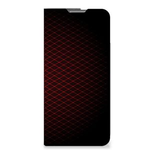 OPPO Find X5 Pro Hoesje met Magneet Geruit Rood