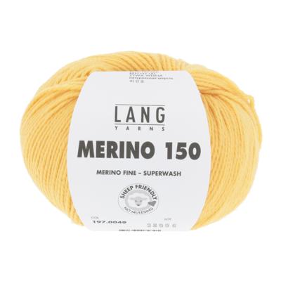Lang Yarns Merino 150 049 Kleur: Goud Geel Lang Yarns Merino 150 049 Kleur: Goud Geel