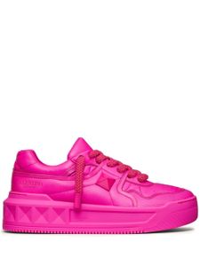 Valentino Garavani baskets One Stud XL en cuir - Rose