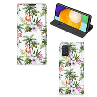 Samsung Galaxy A03s Hoesje maken Flamingo Palms