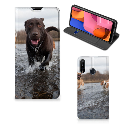 Samsung Galaxy A20s Hoesje maken Honden Labrador