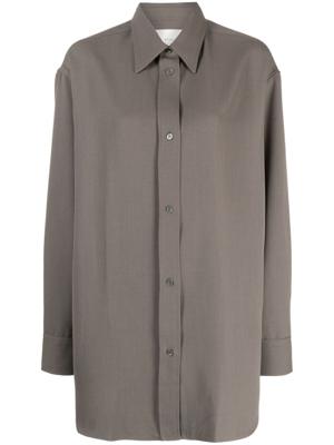 Studio Nicholson Santos long-sleeve shirt - Groen