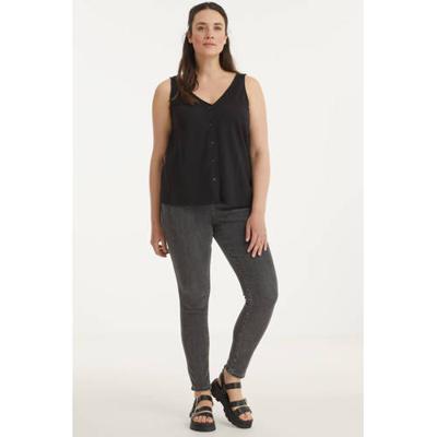 VERO MODA CURVE top VMGAELLE zwart
