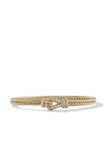 David Yurman bracelet Thoroughbred Loop en or 18ct serti de diamants