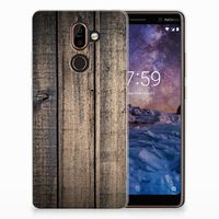 Nokia 7 Plus Bumper Hoesje Steigerhout