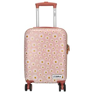 Zebra Trends Handbagage Kinder Koffer Travel Flowers Softpink